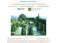 Tablet Screenshot of gardens-of-tuscany.net